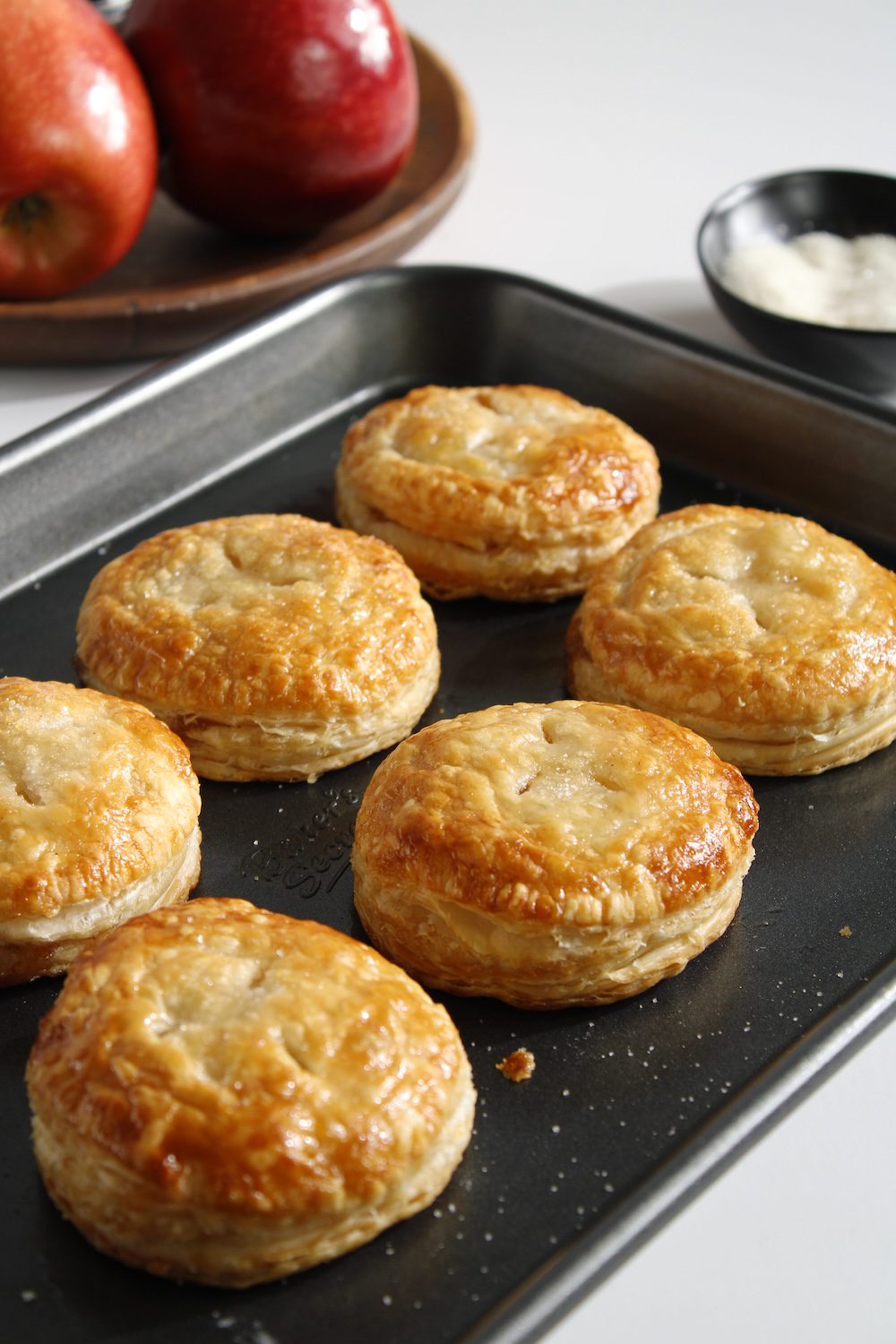mini apple hand pies without eggs and dairy