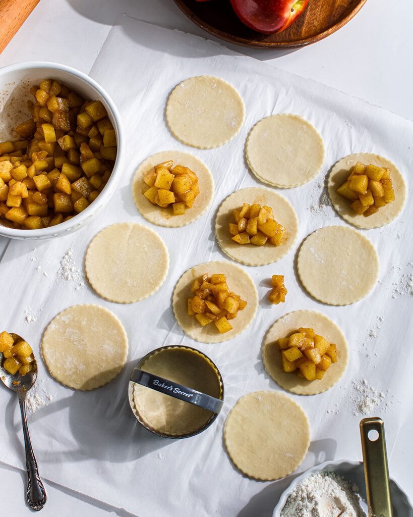 mini apple hand pies