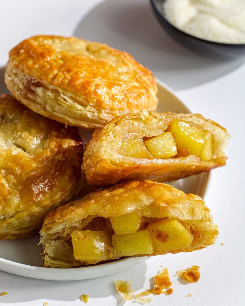 mini apple hand pies without eggs and dairy