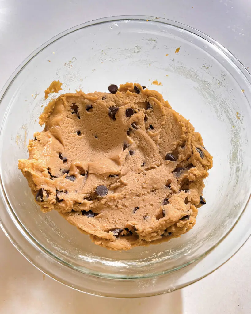 Brookies with chocolate chip cookies