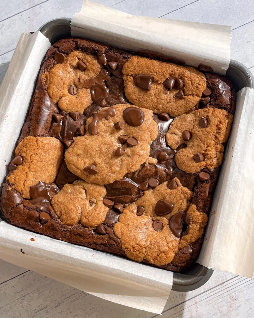 how to make eggless and vegan Brookies