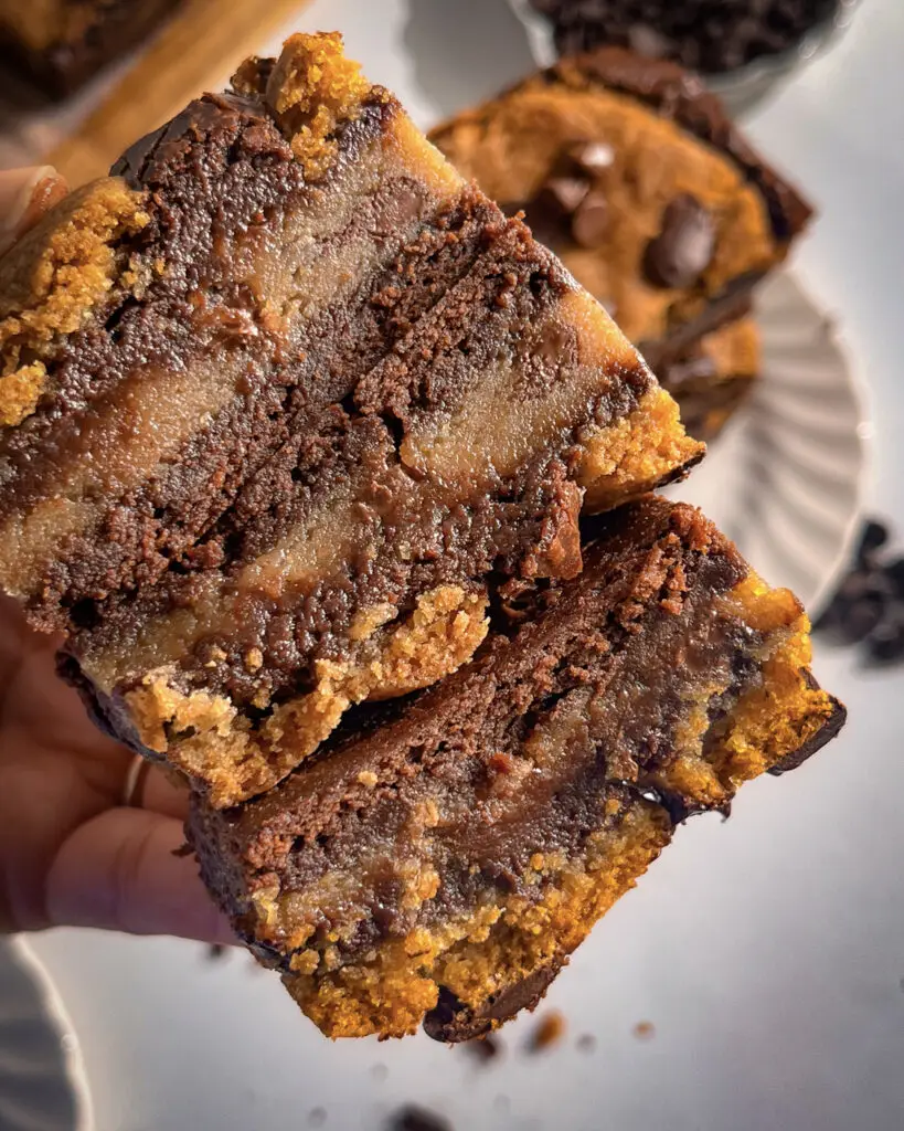 How to make moist brookies without eggs