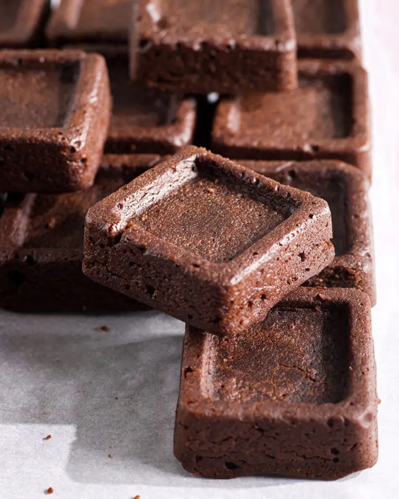 how to make Mini Salted Caramel Brownies for christmas and birthday parties