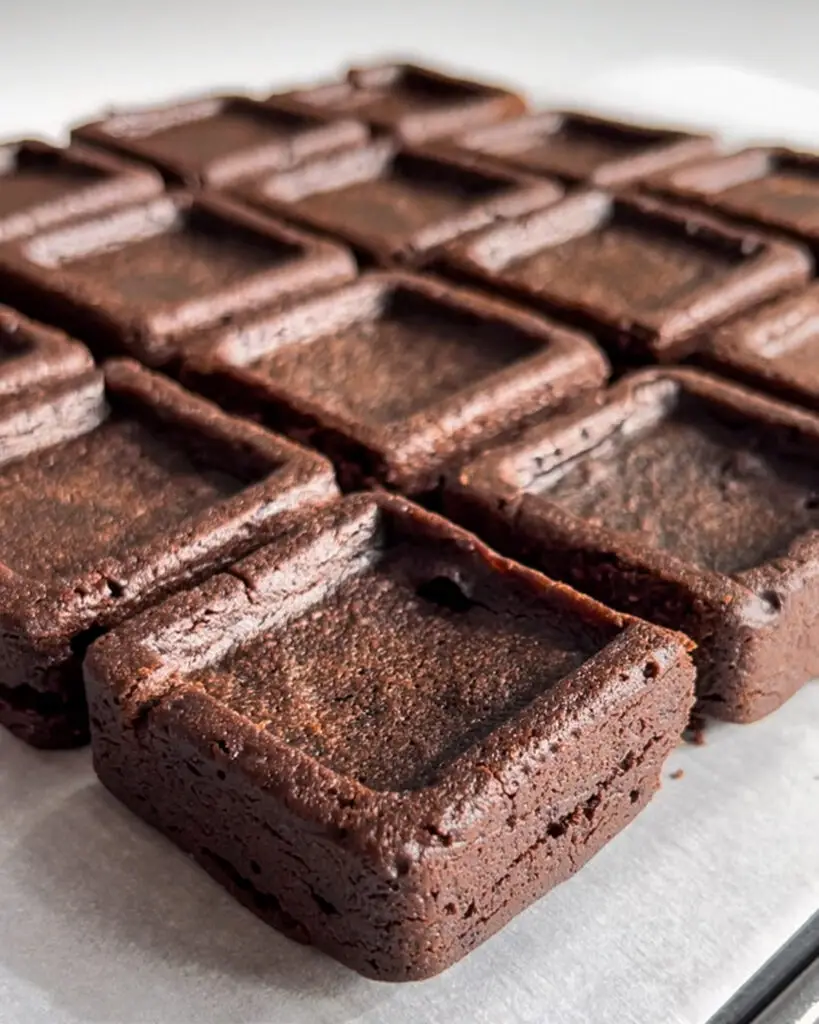 how to make Mini Salted Caramel Brownies for christmas and birthday parties