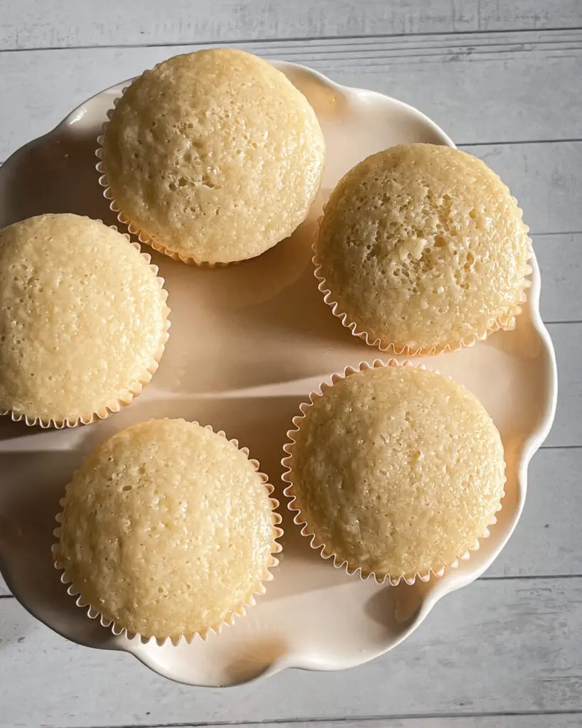 Moist Vanilla Cupcakes