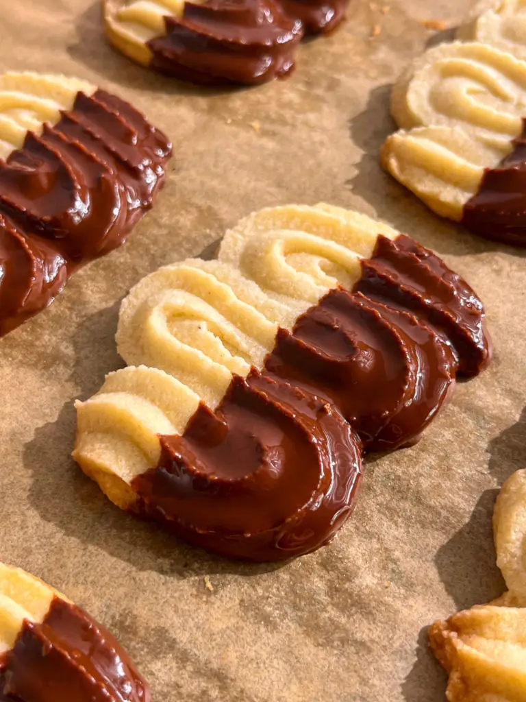 Vanilla Butter Cookies eggless and vegan for holidays and christmas