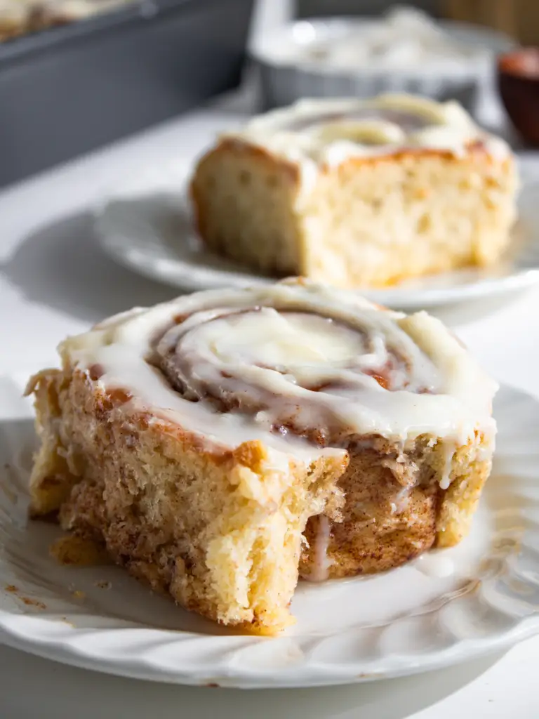 soft and fluffy Homemade Cinnamon Rolls eggless and vegan