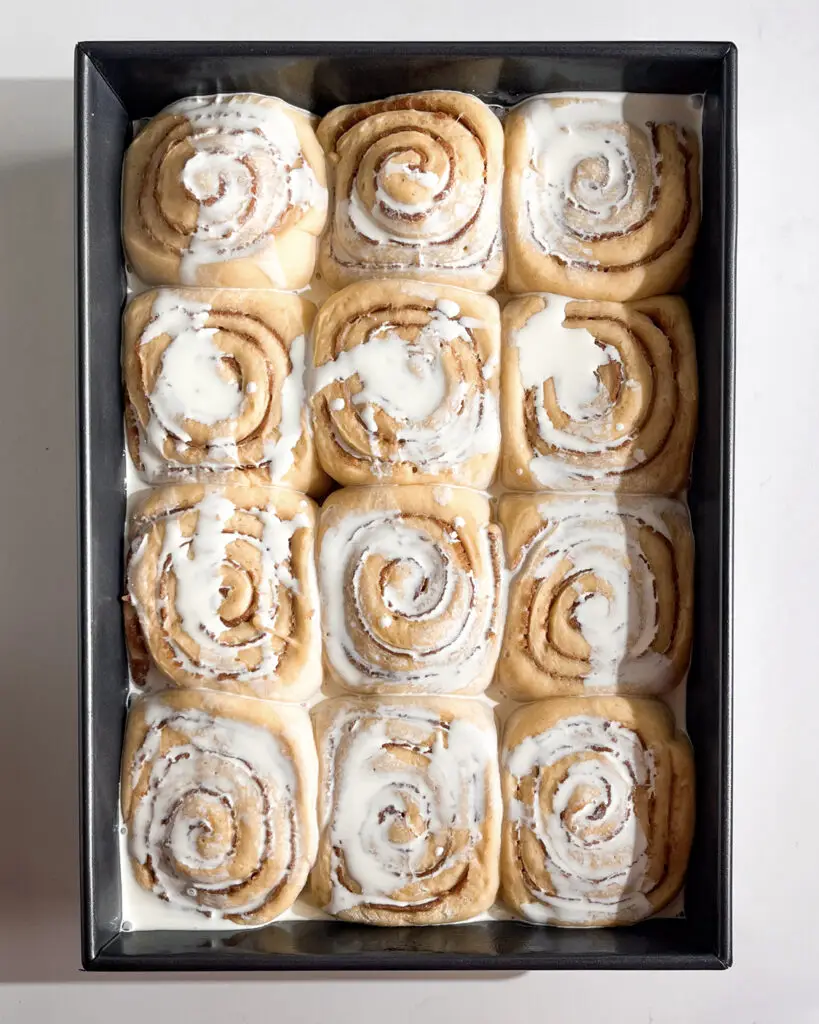 soft and fluffy Homemade Cinnamon Rolls eggless and vegan