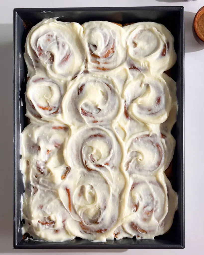soft and fluffy Homemade Cinnamon Rolls eggless and vegan