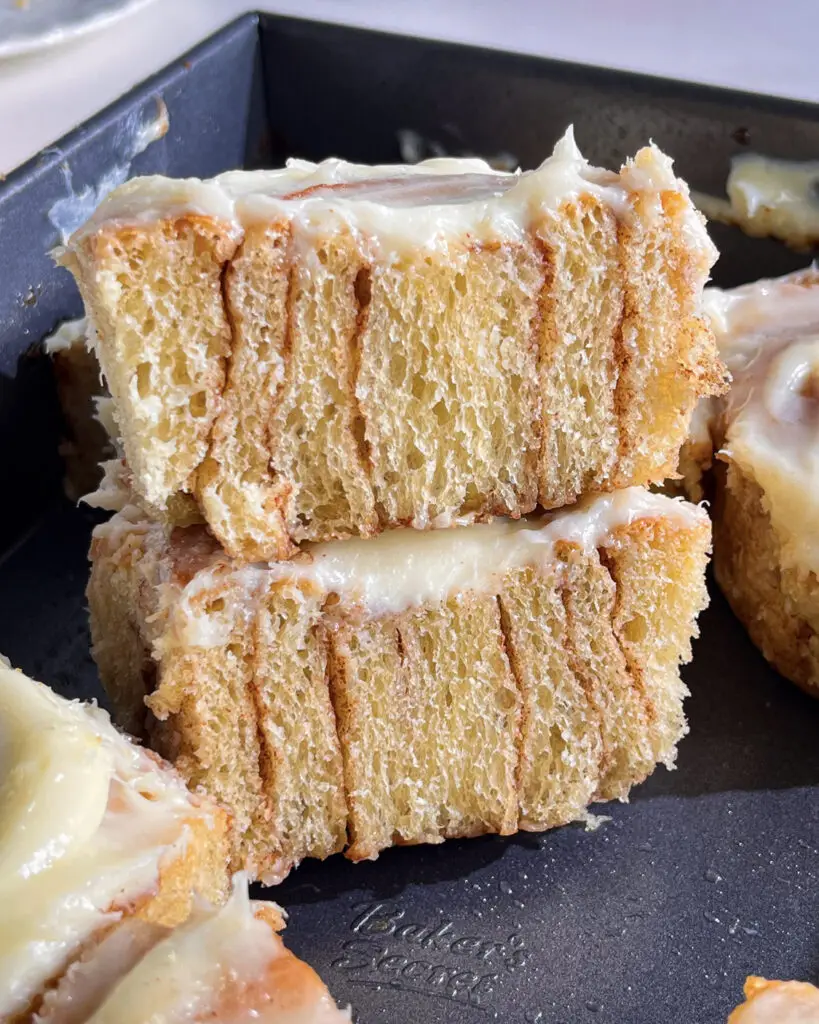 soft and fluffy Homemade Cinnamon Rolls eggless and vegan