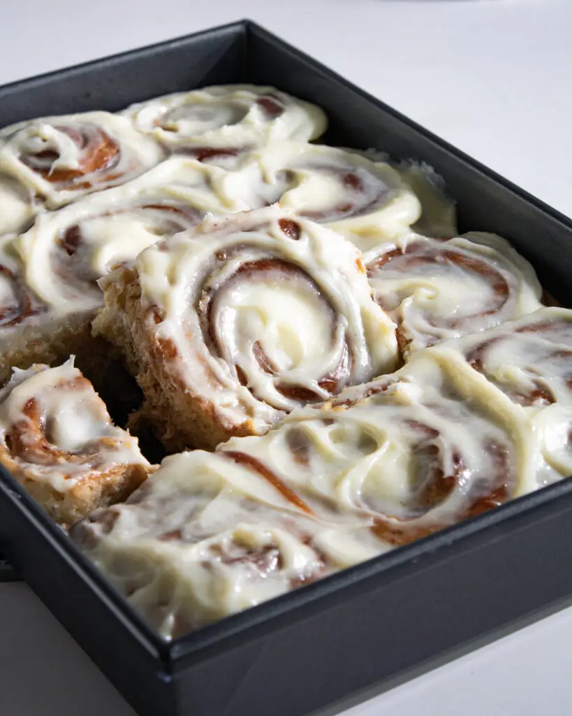 soft and fluffy Homemade Cinnamon Rolls eggless and vegan