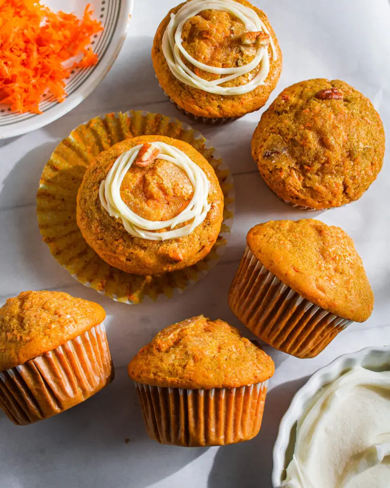 How to make eggless carrot cake muffin batter without overmixing