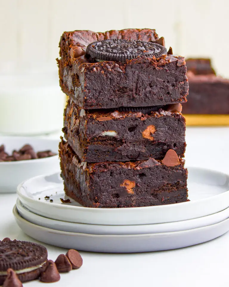 Eggless Oreo chocolate brownies recipe