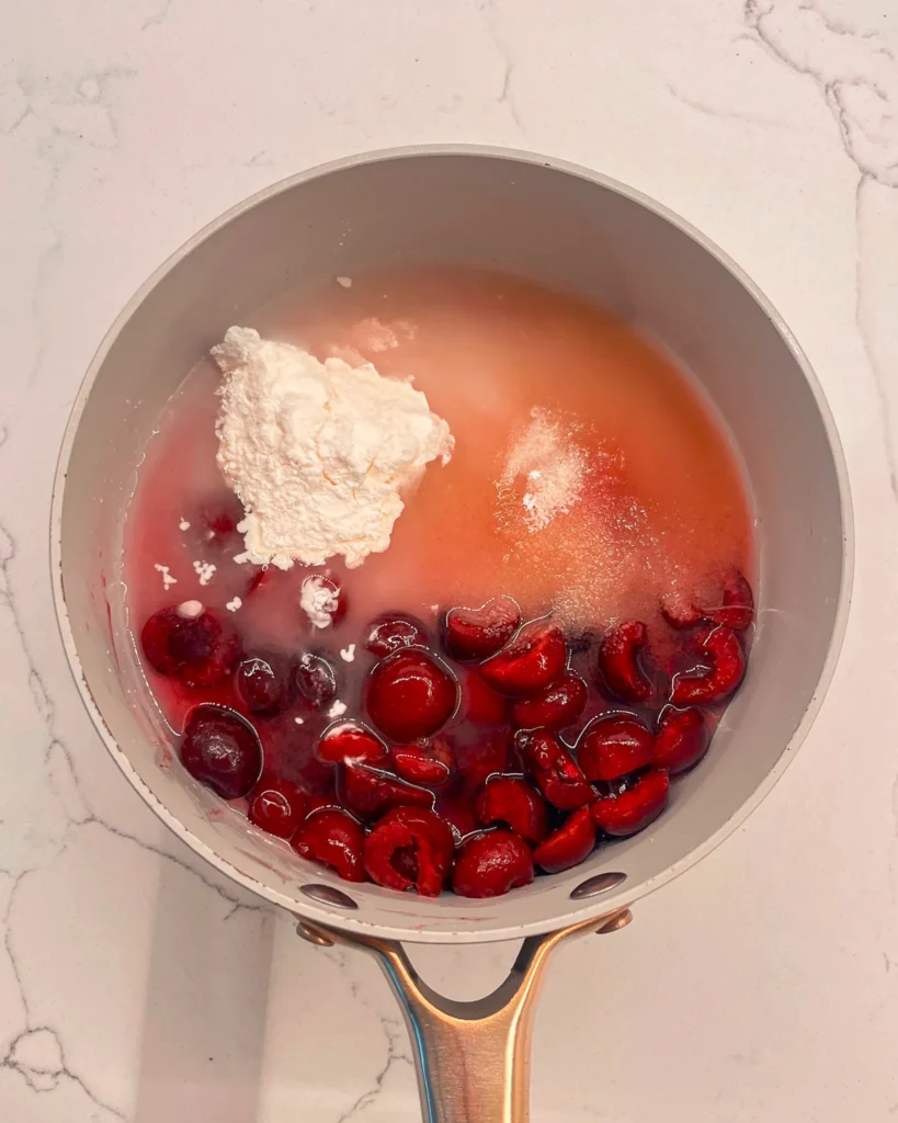 vegan cherry filling for black forest cake