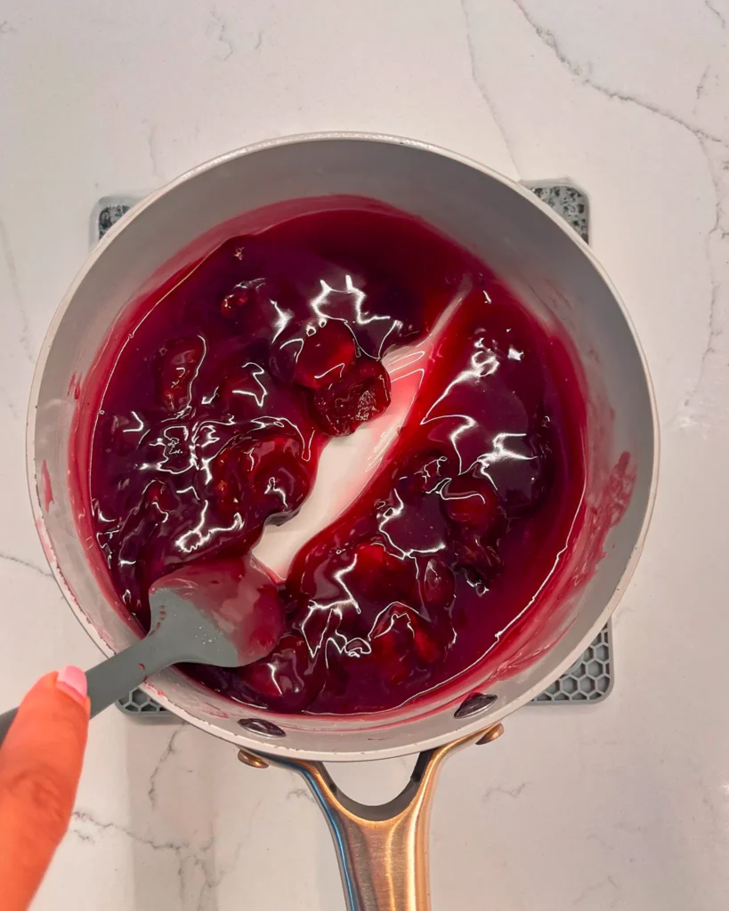 vegan cherry filling for black forest cake