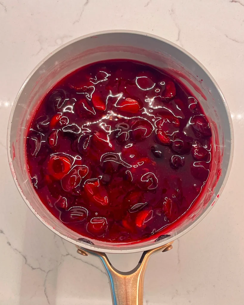 vegan cherry filling for black forest cake