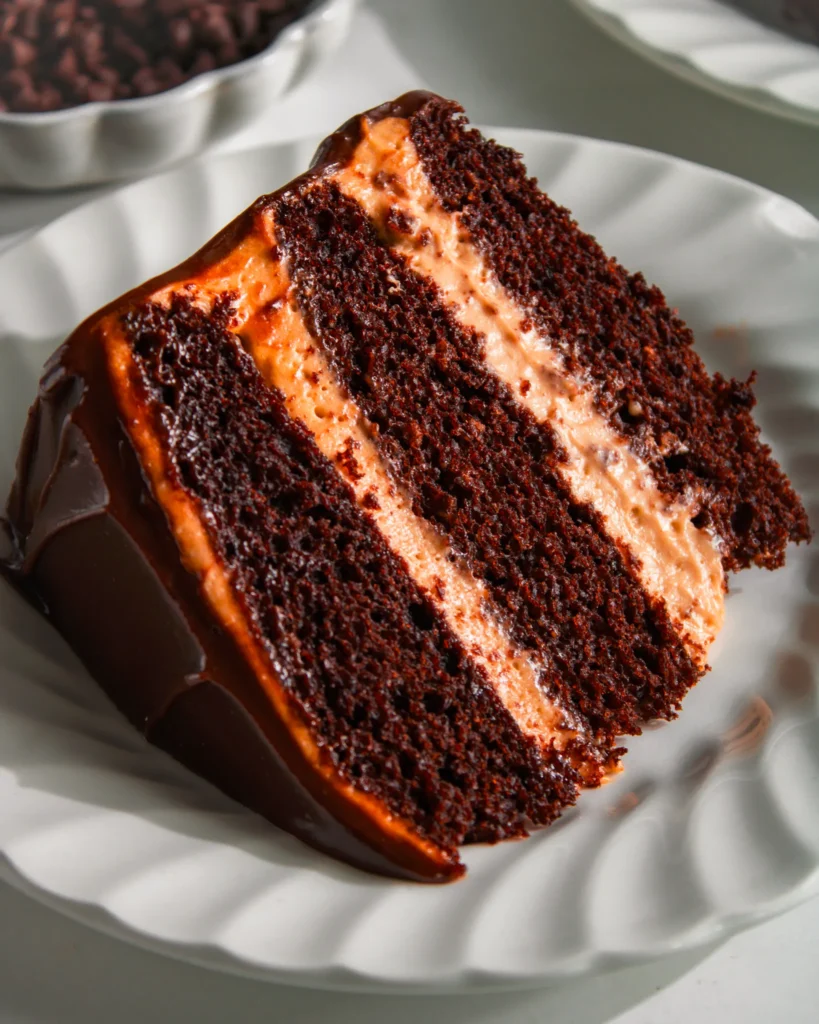 Eggless chocolate espresso cake with instant coffee