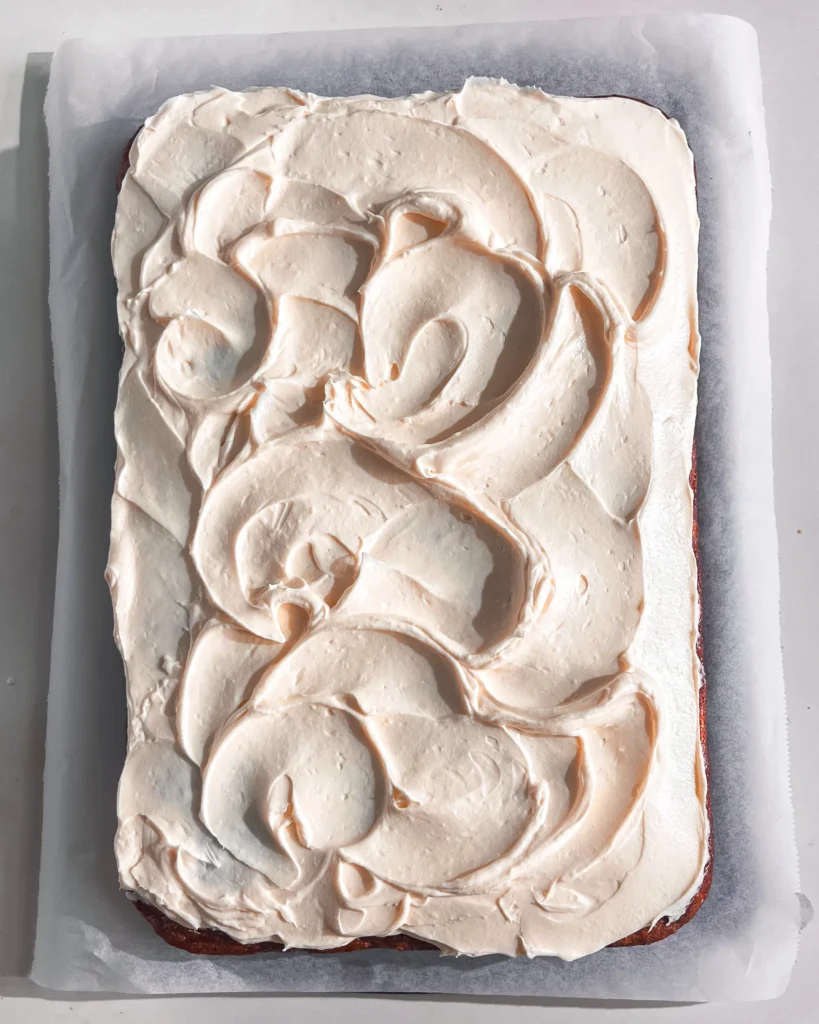 how to make caramel apple cake with cream cheese frosting without eggs and dairy