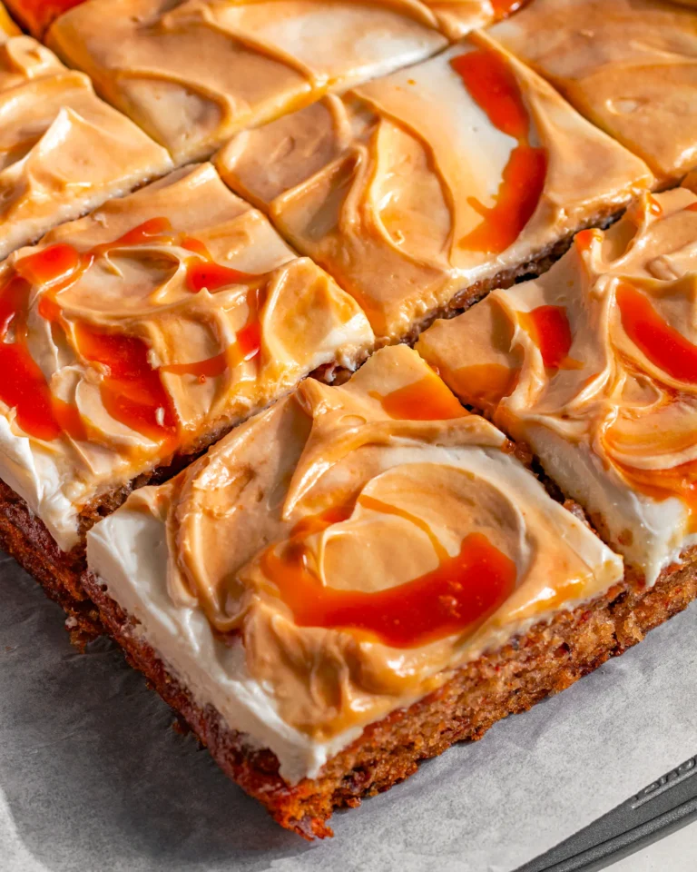 fall eggless caramel apple cake