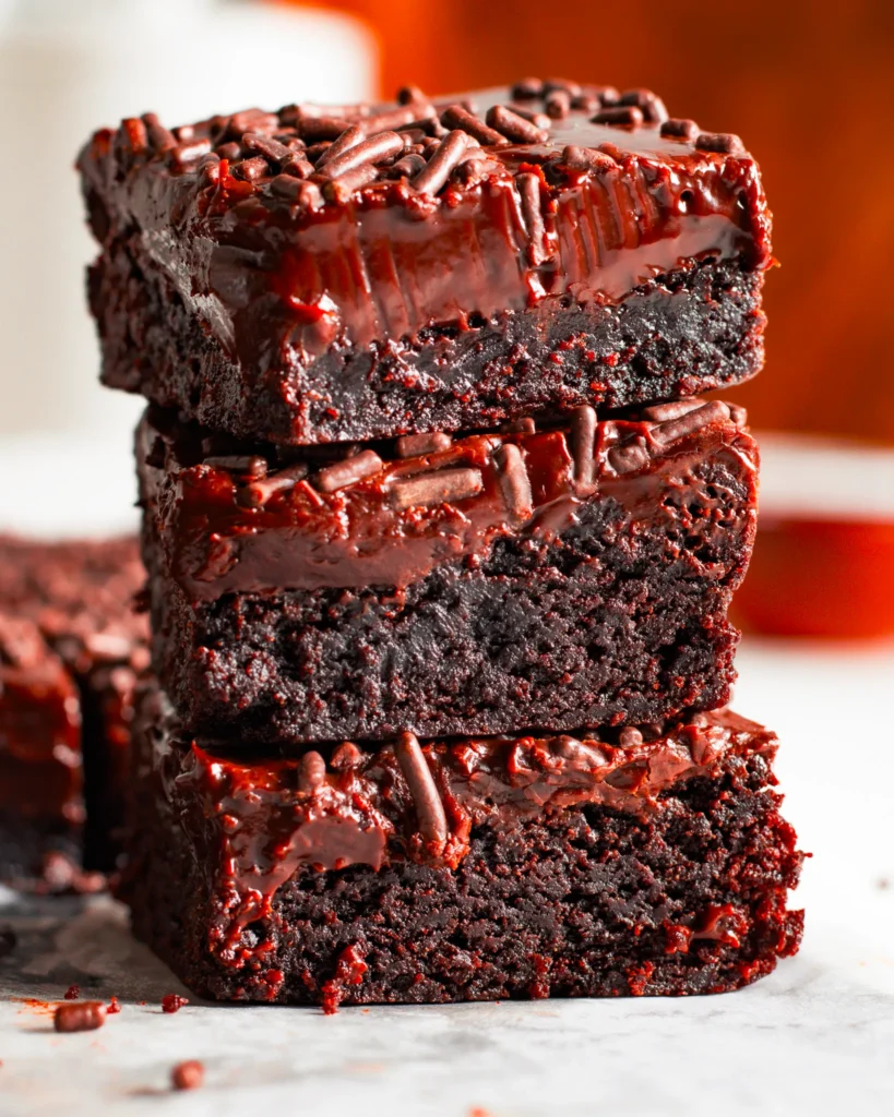 vegan double chocolate cookie bars recipe