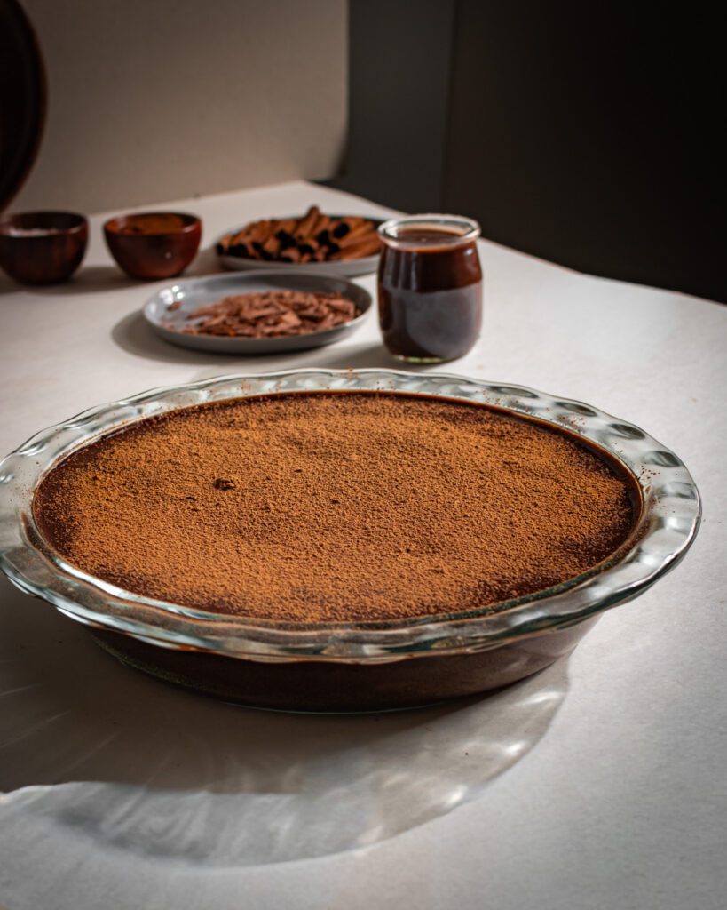 Eggless Chocolate Pudding Cake recipe step by step