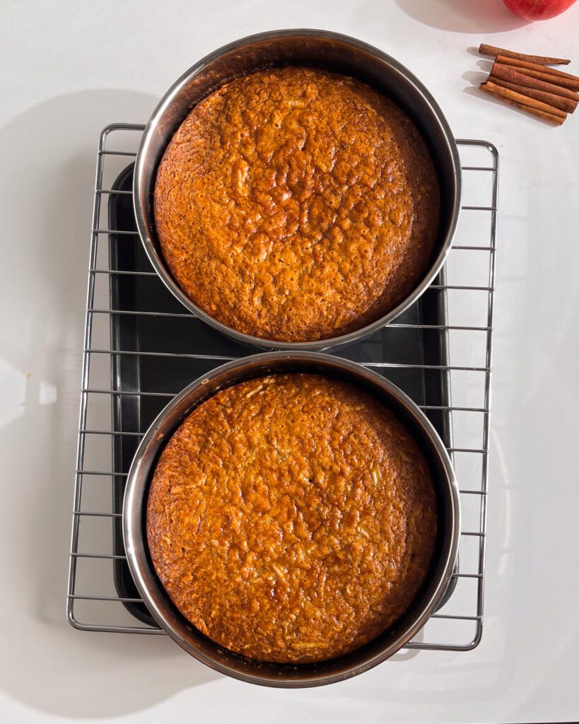 Eggless Dairyfree Apple Sponge Cakes