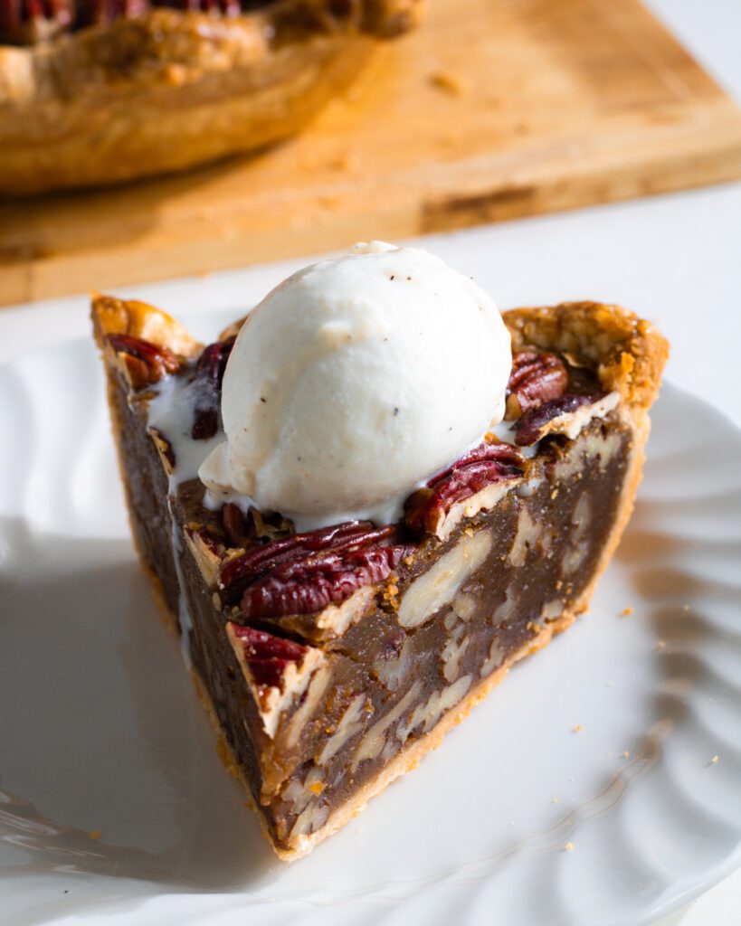 Eggless Gooey Pecan Pies