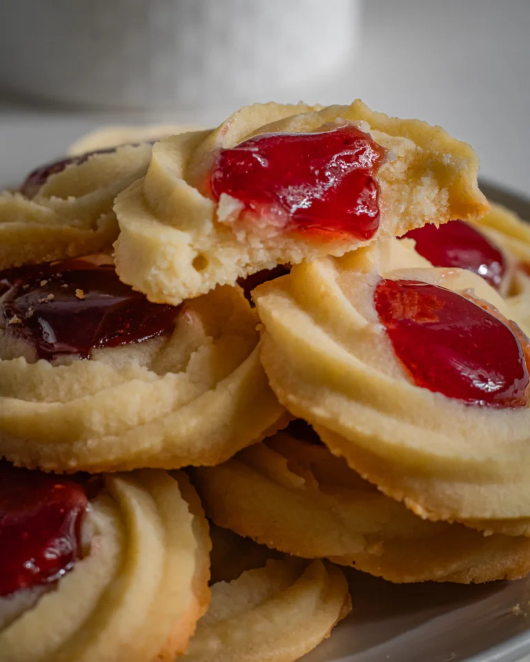 Jam Filled Butter Cookies