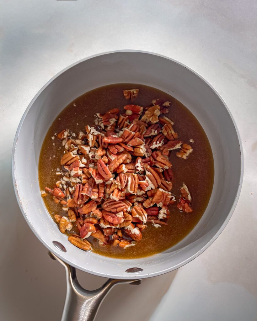 how to make eggless and vegan Pecan Pie Brownies Recipe