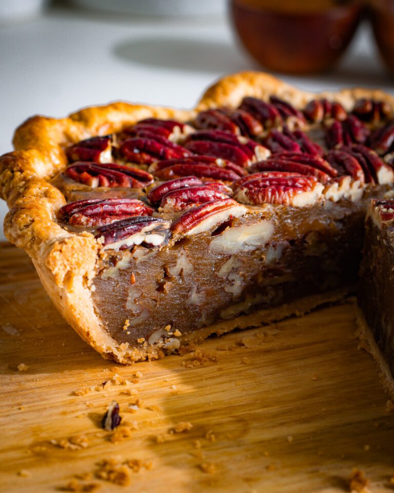 vegan Eggless Gooey Pecan Pie recipe