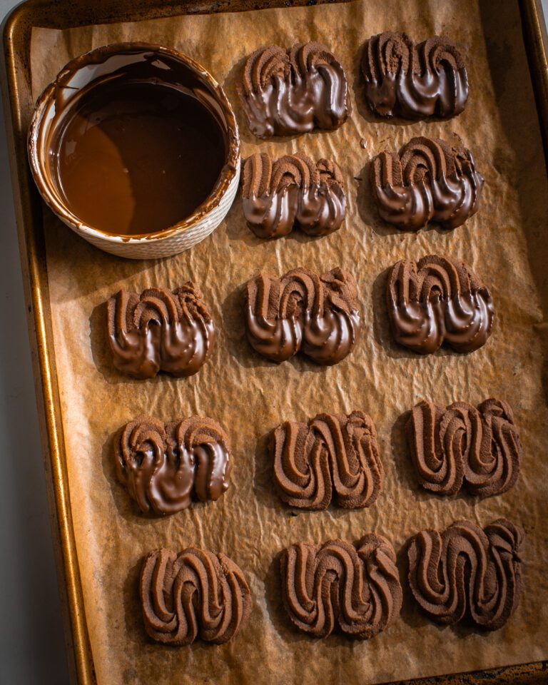 bakery style Chocolate butter Cookies danish cookies