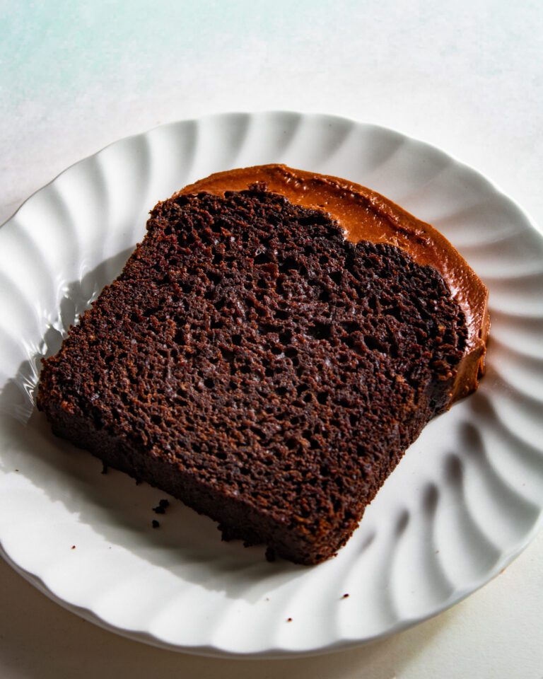 Eggless Chocolate Loaf Cake (Moist, Tender & Easy)