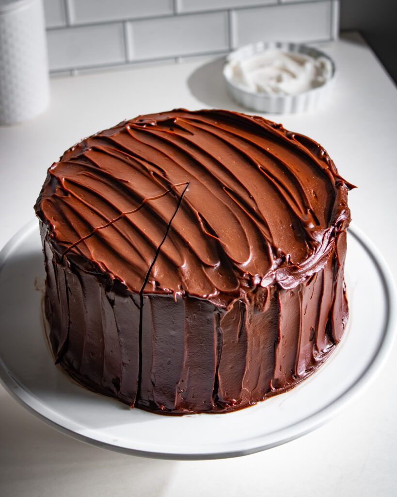 bakery style chocolate cake